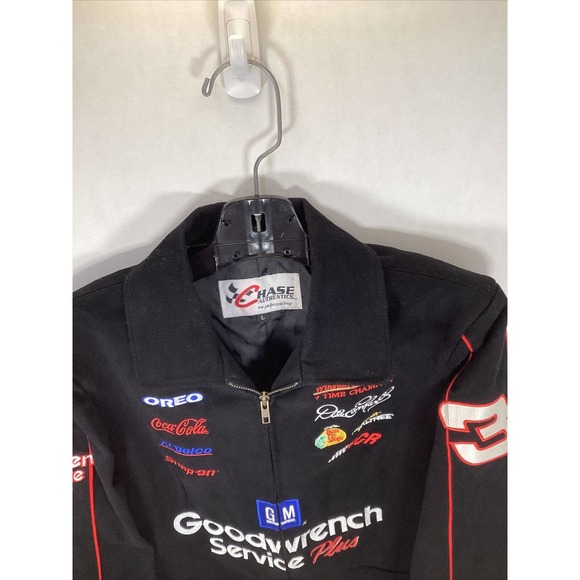 Vintage NASCAR Jacket Ladies (L) Dale Earnhardt Sr 3 Goodwrench Chase Authentics - Picture 5 of 7